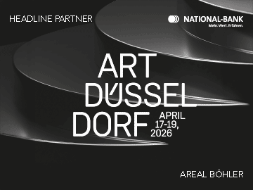 Besuchen Sie uns auf der ART DÜSSELDORF vom 17.-19. April 2026 auf dem Areal Böhler. Wir freuen uns auf Sie!