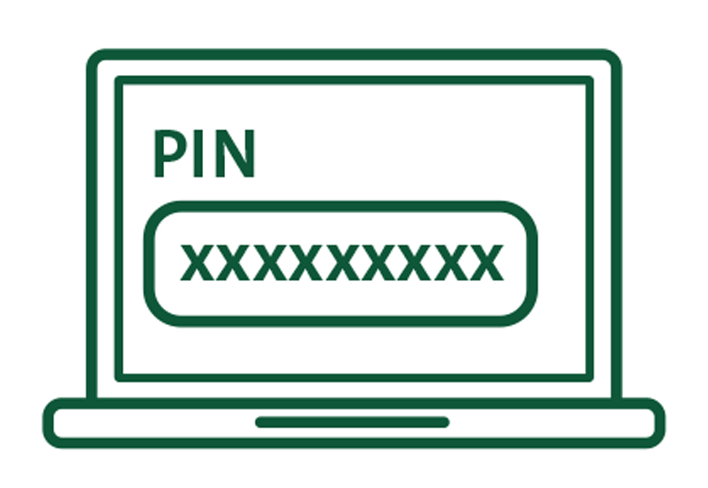 Piktogramm fuer PIN-Eingabe